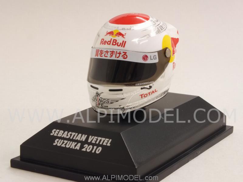 Helmet Arai Sebastian Vettel Suzuka 2010 (1/8 scale - 3cm) by minichamps