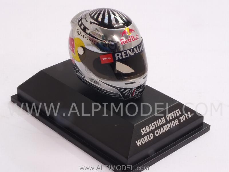 Helmet Arai 2012 World Champion Sebastian Vettel (1/8 scale - 3cm) - minichamps