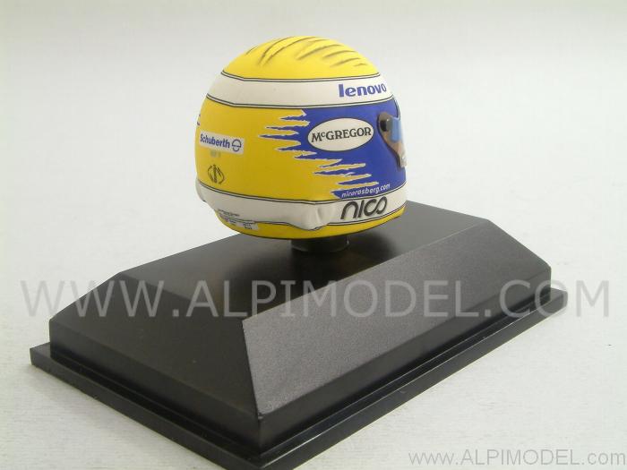 Helmet Formula 1 Nico Rosberg 2008 (1/8 scale - 3cm) - minichamps