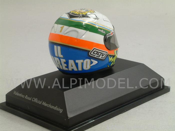 Helmet AGV MotoGP Mugello 2005 Valentino Rossi (1/8 scale - 3cm) - minichamps