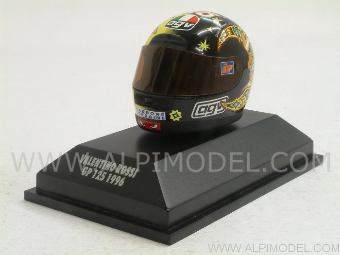 Helmet AGV Valentino Rossi GP 125 1996 (1/8 scale - 3cm) by minichamps