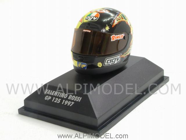 Helmet AGV World Champion GP 125 1997 Valentino Rossi  (1/8 scale - 3cm) by minichamps