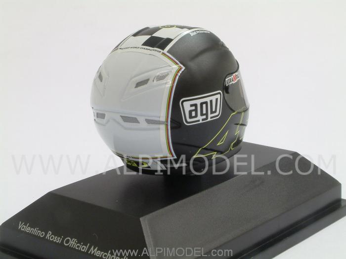 Helmet AGV MotoGP Motegi 2008 Valentino Rossi  (1/8 scale - 3cm) - minichamps