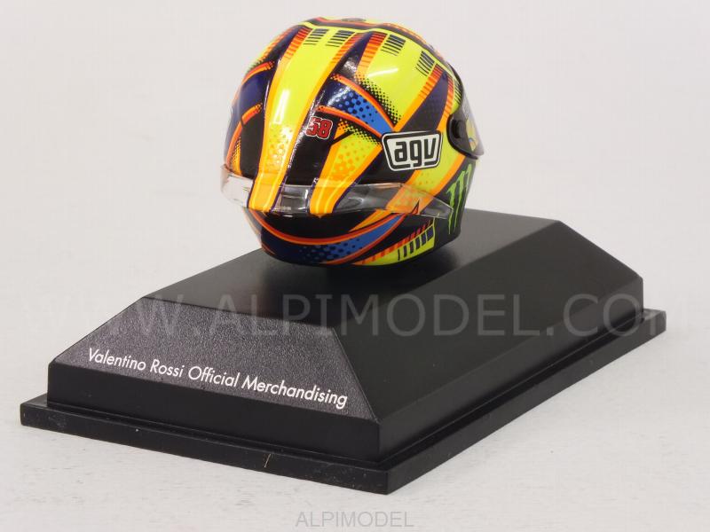 Helmet AGV MotoGP 2015 Valentino Rossi  (1/8 scale - 3cm) - minichamps