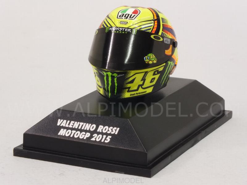 Helmet AGV MotoGP 2015 Valentino Rossi  (1/8 scale - 3cm) by minichamps