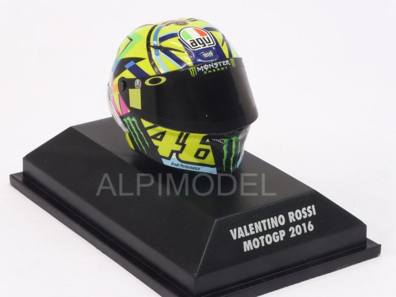 Helmet AGV MotoGP 2016 Valentino Rossi (1/8 scale - 3cm) - minichamps