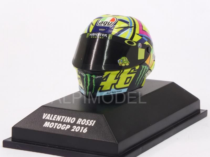 Helmet AGV MotoGP 2016 Valentino Rossi (1/8 scale - 3cm) by minichamps