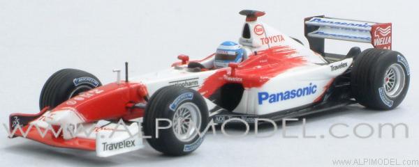 Toyota TF102 Panasonic  First World Championship Point - Mika Salo Australia GP 2002 - minichamps