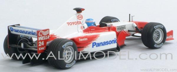 Toyota TF102 Panasonic  First World Championship Point - Mika Salo Australia GP 2002 - minichamps