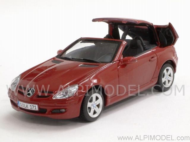 Mercedes SLK 2004 Red Metallic by minichamps