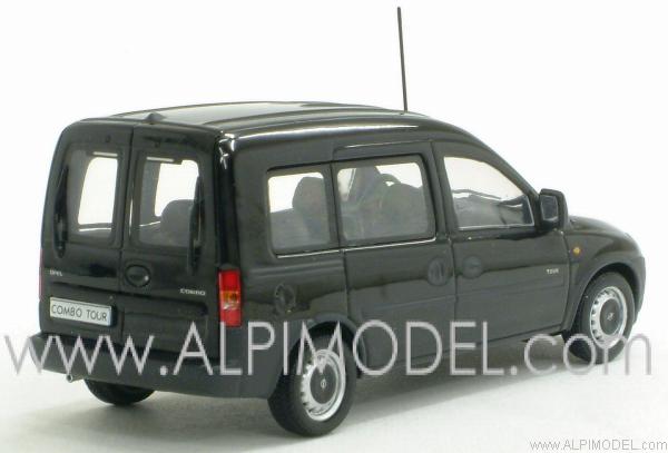 Opel Combo Tour 2002 with windows (Black) - minichamps