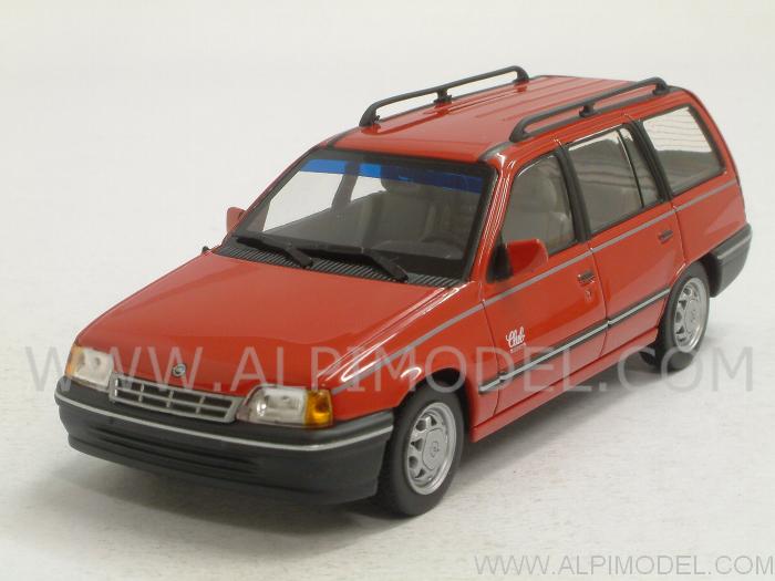Opel Kadett E Caravan 1989 (Magma Red) by minichamps