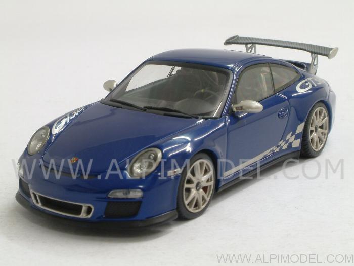 Porsche 911 GT3 RS (997 II) 2010 (Aqua Blue Metallic) by minichamps