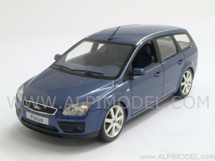 Ford Focus Turnier 2005 (Jeans Blue Metallic) by minichamps