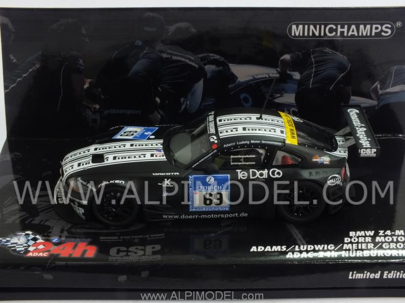 BMW Z4 M Coupe Pirelli Ludwig 24h Nurburgring 2009 by minichamps