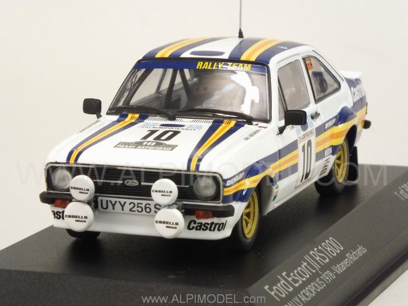 Ford Escort RS1800 MkII #10 Rally Acropolis 1978 Vatanen - Richards by minichamps
