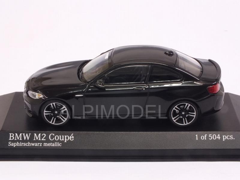 BMW M2 Coupe 2016 (Sapphire Black Metallic) - minichamps
