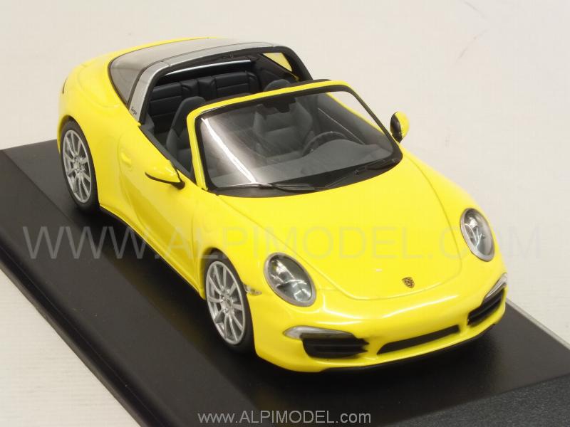 Porsche 911 Targa 2013 (Racing Yellow) - minichamps