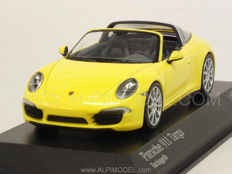 Porsche 911 Targa 2013 (Racing Yellow) by minichamps