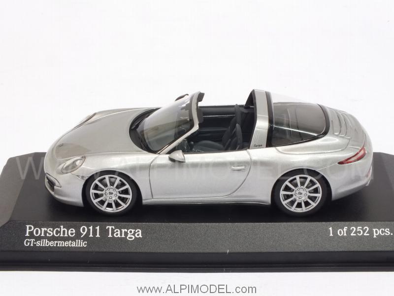 Porsche 911 Targa 2013 (GT Silver) - minichamps