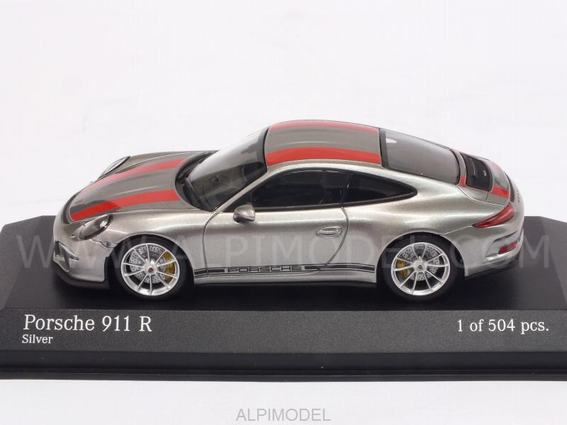 Porsche 911R 2016 (Silver) - minichamps