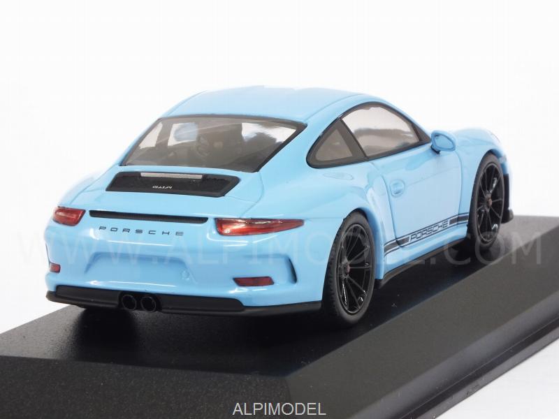 Porsche 911 R (991) 2016 (Gulf Blue) - minichamps