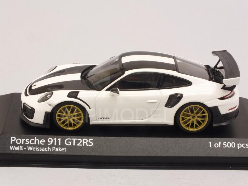 Porsche 911 GT2 RS 991.2 Weissachpaket 2018 (White) - minichamps