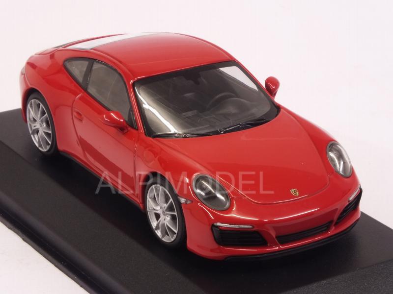 Porsche 911 (991.2) Carrera 4S 2016 (Red) - minichamps