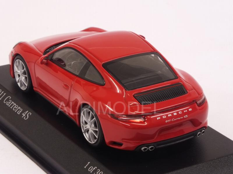 Porsche 911 (991.2) Carrera 4S 2016 (Red) - minichamps