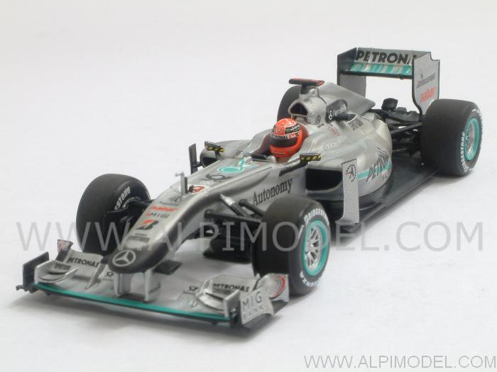 Mercedes GP F1 Petronas MGP W01 2010 Michael Schumacher by minichamps