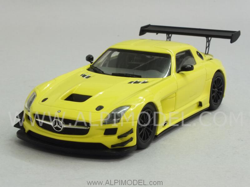 Mercedes SLS AMG GT3 2011 (Yellow) by minichamps