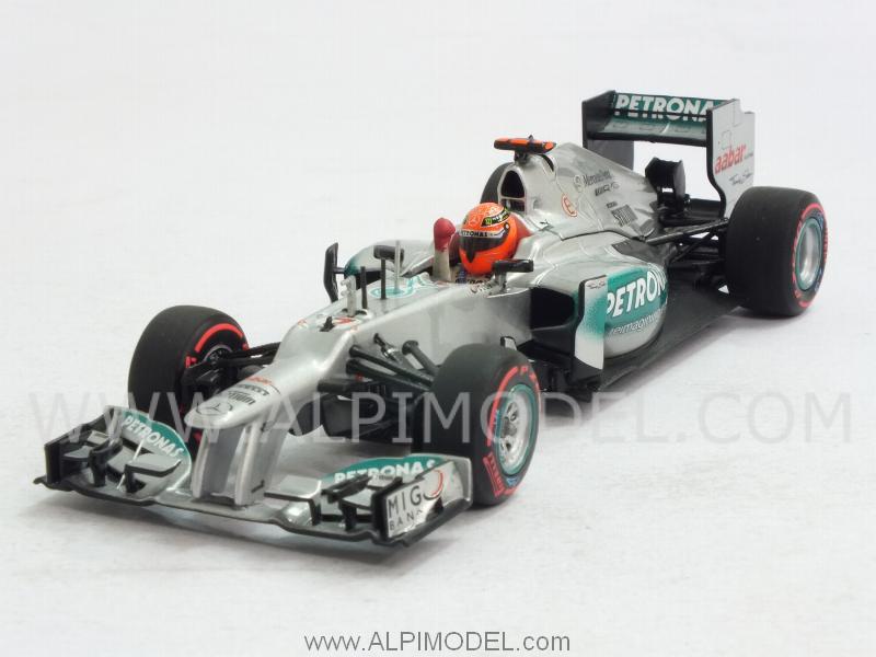 Mercedes F1 W03 Pole Position GP Monaco 2012 Michael Schumacher by minichamps