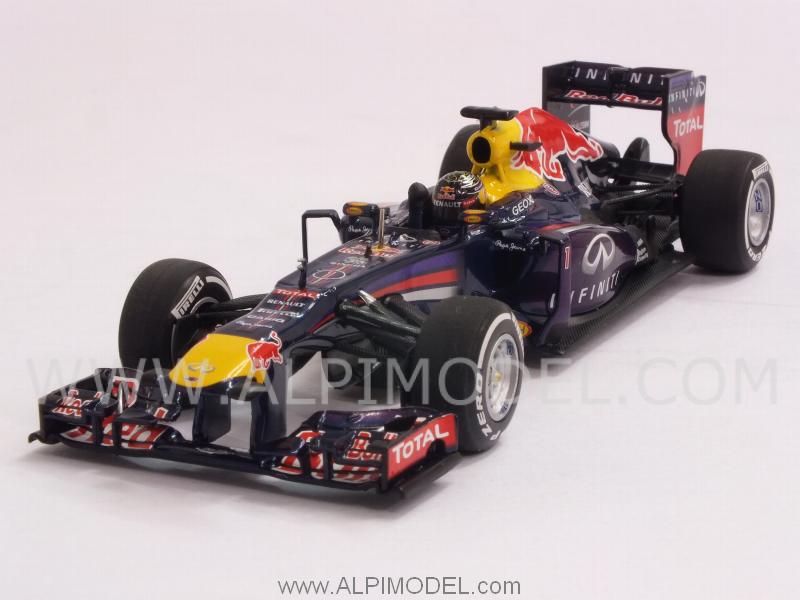 Red Bull RB9 Winner GP India 2013 World Champion Sebastian Vettel by minichamps