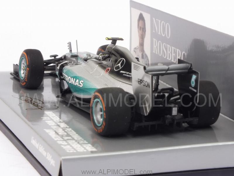 Mercedes W06 AMG Hybrid GP Japan 2015 Nico Rosberg - minichamps