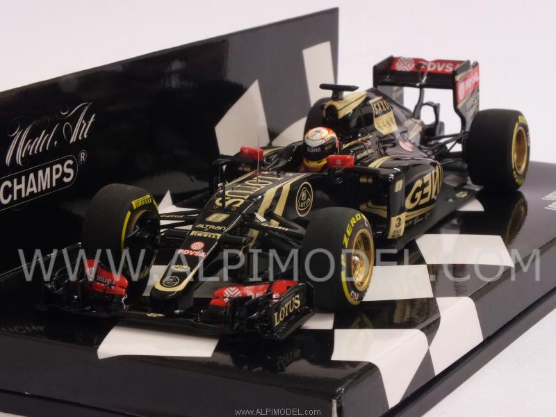 Lotus F1 E23 Hybrid 2015 Romain Grosjean by minichamps