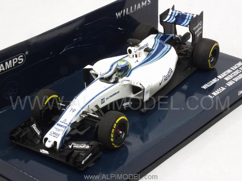 Williams FW37 Mercedes Martini GP Abu Dhabi 2015 Felipe Massa  (HQ resin) - minichamps