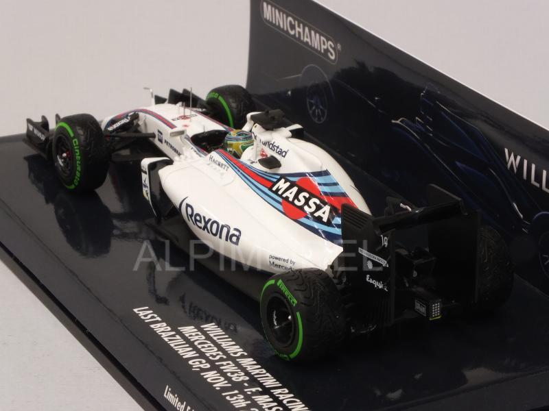 Williams FW38 Martini #19 GP Brasil 2016 Felipe Massa - minichamps