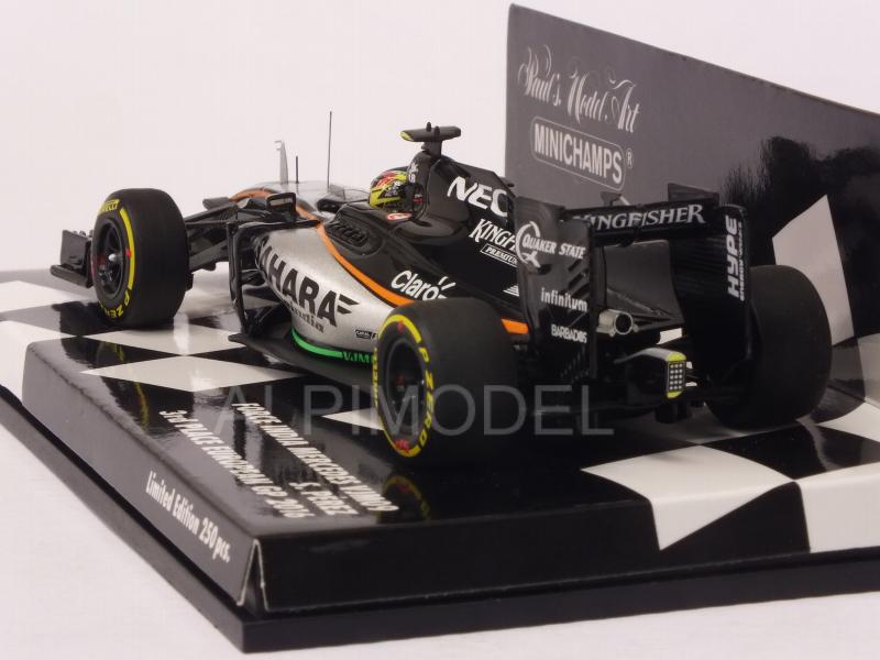Force India VJM09 Mercedes #11 3rd Place European GP 2016 Sergio Perez - minichamps