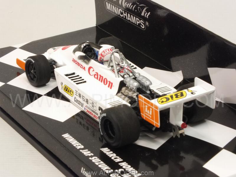 March Honda F2 812 Winner JAF Suzuka GP F2 1981 Satoru Nakajima (HQ Resin) - minichamps