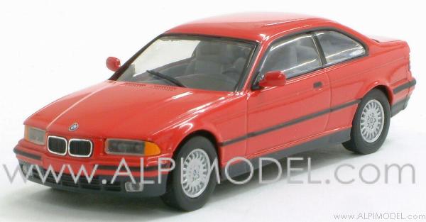 BMW Serie 3 Coupe 1992 (red) by minichamps