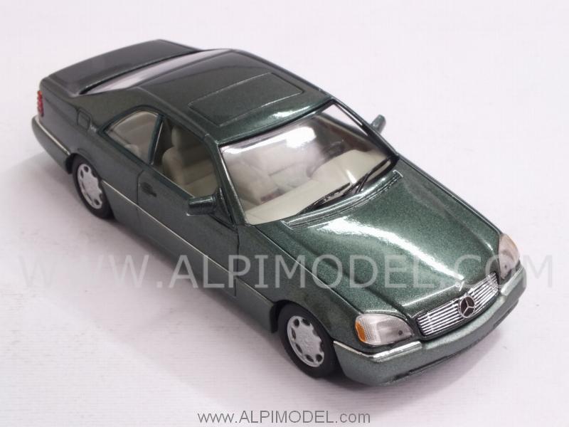 Mercedes 600 SEC 1992 (Malachite Green Metallic) - minichamps