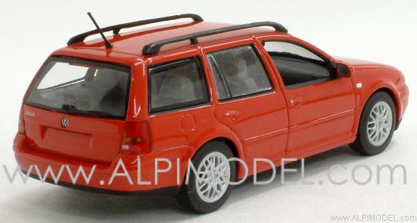 Volkswagen Golf IV Variant 1997 (Laser Red) - minichamps