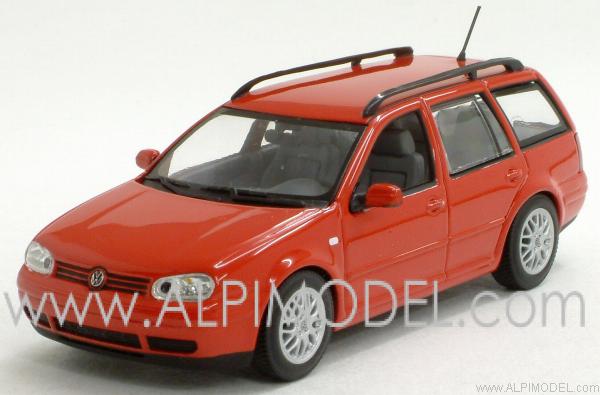 Volkswagen Golf IV Variant 1997 (Laser Red) by minichamps