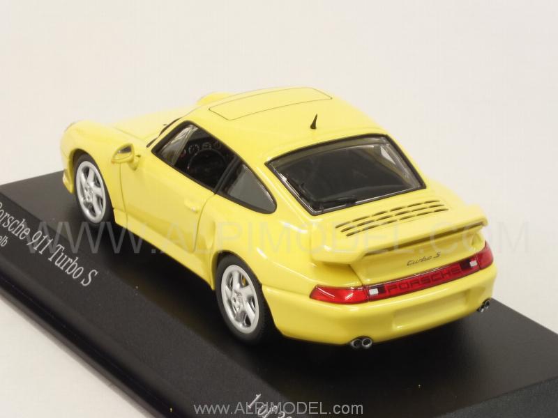 Porsche 911 Turbo S (993) 1998 (Pastel Yellow) - minichamps
