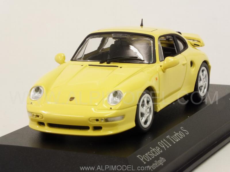 Porsche 911 Turbo S (993) 1998 (Pastel Yellow) by minichamps