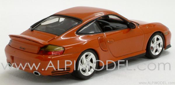 Porsche 911 Turbo 1999 (Orange-Red pearl color) - minichamps