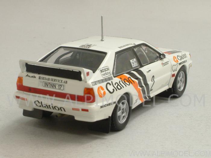 Audi Quattro #2 Rally Sweden 1984 Eklund - Whitlock - minichamps