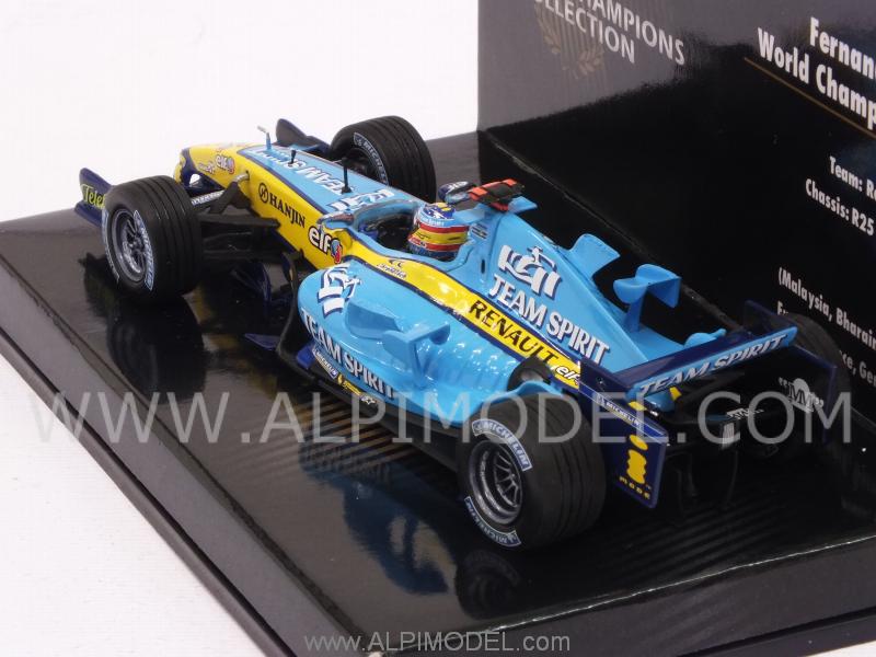 Renault R25 World Champion 2005 World Champion Fernando Alonso 'World Champions Collection' - minichamps