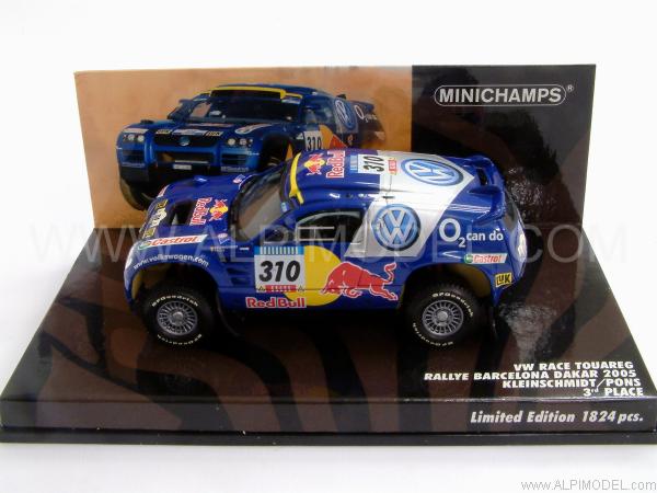 Volkswagen Race Touareg #310 Rally Barcelona-Dakar 2005 Kleinschmidt - Pons - minichamps