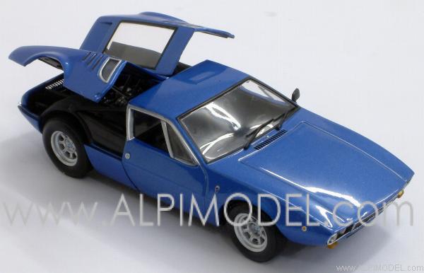 De Tomaso Mangusta 1969 Blue Limited Edition - Gift Box - minichamps